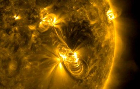 Medium size solar flare and CME, 2017.jpg