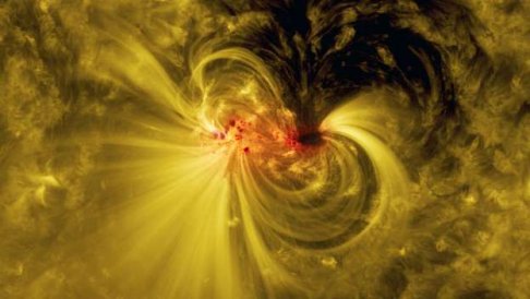 Active magnetic field on Sun photo taken 2017.jpg